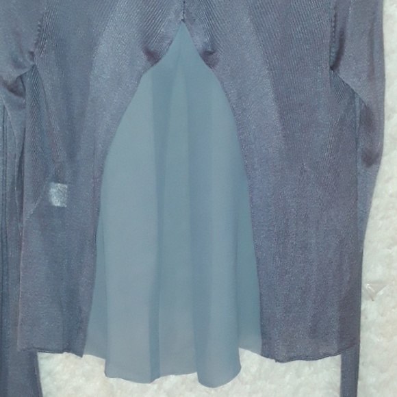 SimplyVera Periwinkle sweater/ top cover up - Picture 5 of 6